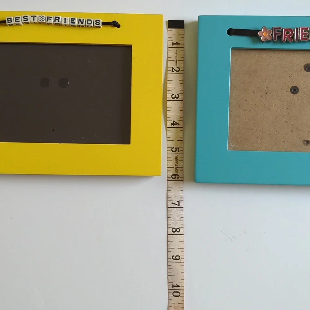 Friends Photo Frames 1 Solid Blue FRIENDS 1 Solid Yellow BEST FRIENDS 4x6